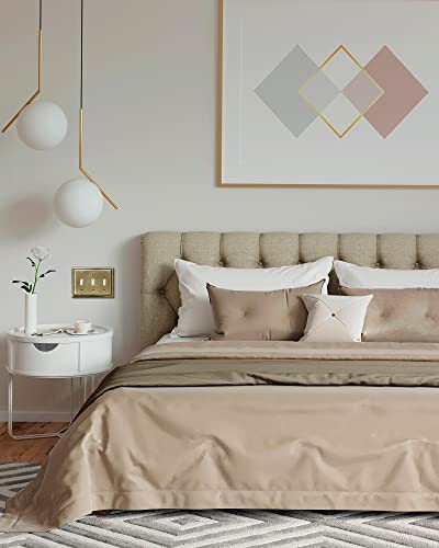 Dewenwils Metal Light Switch Cover, Tripple Toggle Switch Wall Plates, Antique Brass For Home Decor #TOP5