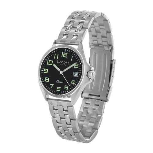 Montre avec bracelet de synthétique noir 1001.030.0414 pour homme