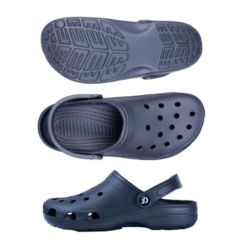 Image of DOCTOR EXTRA SOFT Men's Classic Casual Clogs /Sandals with Adjustable Back Strap for Adult | Comfortable & Light Weight | Stylish & Anti-Skid | Waterproof & Daily Mules for Gents & Boys D-501
