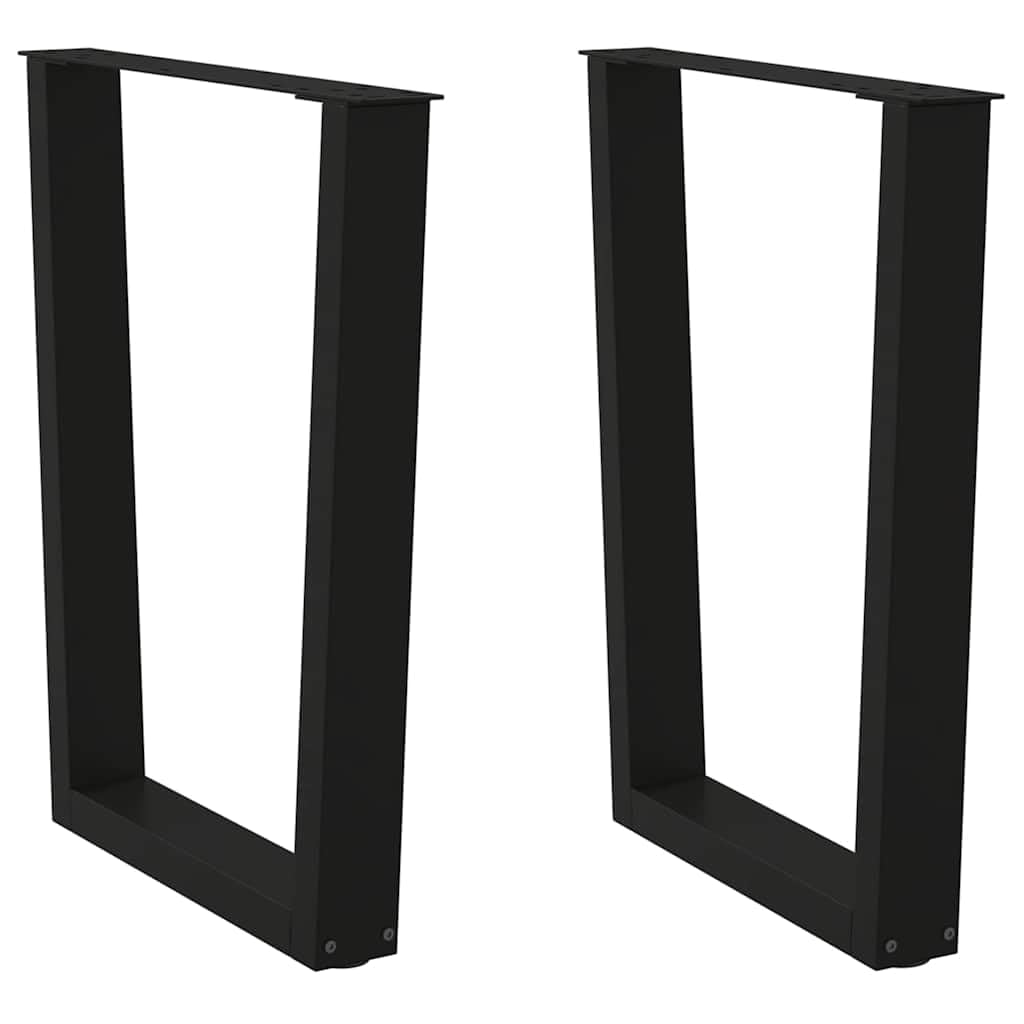 Pieds de table en V noir pour aménager votre salon et bureau