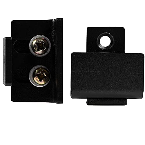 Tucireat 2 Stück Schiebetür Bodenführung Bodenführung Schiebetür Einstellbar Bodenführung laufschienen für Schiebetüren Verstellbarer Multistyle Schiebetür Laufschiene Schiebetürbeschlag