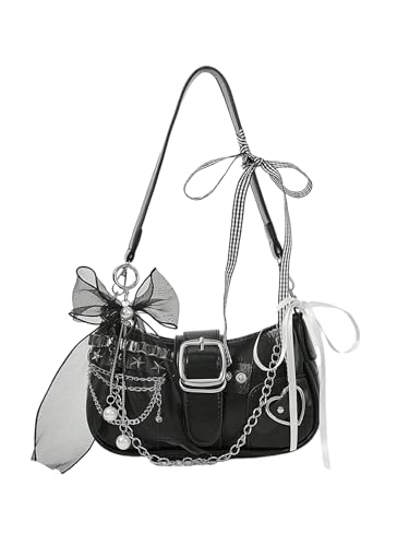 Image of Verdusa Women's Y2k Purse Star Embroidery Cute Shoulder Bag Y2k Accessories
