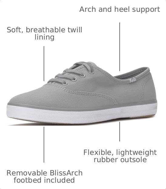 Image of Keds Womens Champion Glitter Lace Up