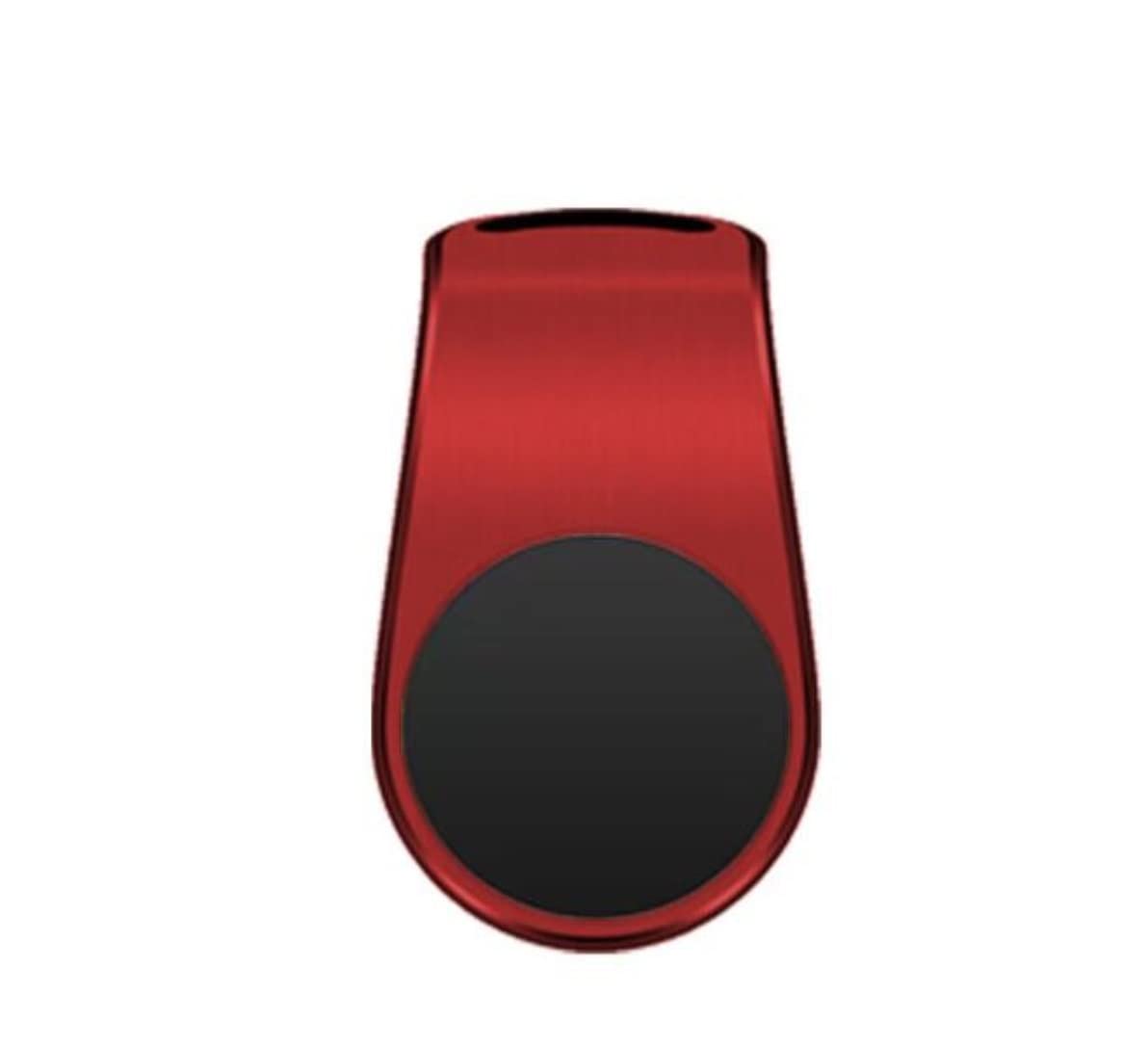 Soporte Móvil Soporte para Coche Teléfono móvil Salida de Aire para Succión magnética Navegación Coche Ventosa Imán para teléfono para Coche(Rot)