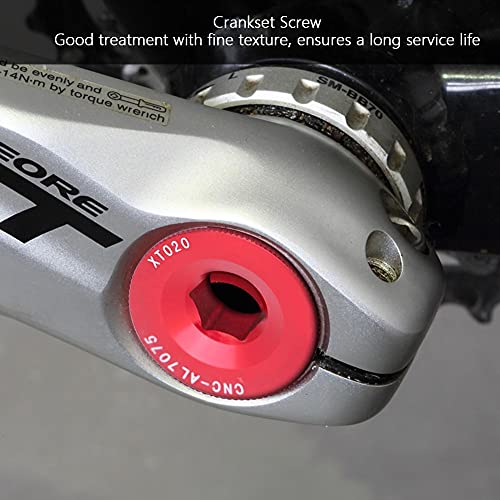 Image of ANGGREK hollowtech Crank Tension Bolt Bicycle arm Cycling Screw Shimano Cap 105 end Bike dust Covers Gold crankset m20 Bolts 2 Fixing ii preload m582 sram for wheelspeed Aries Bosch
