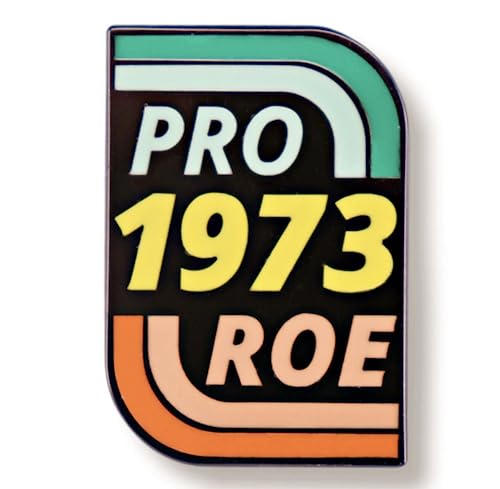 Image of Roe v Wade 1973 Pro Choice Abortion Reproductive Rights Women Body 1.2 inch Enamel Pin Badge