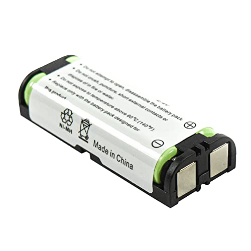 HQRP Battery Compatible with Panasonic KX-TG2431W, KX-TG2432, KX-TG2432B, KX-TG2432W, KX-TG2620, KX-TG2620B Cordless Phone System