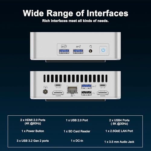 Image of GEEKOM Gaming|Video Editing XT12 Pro Mini PC with 12th Gen Intel i9-12900H NUC12 Mini Computers(Beats 1280P), 32GB RAM & 1TB SSD Mini PC Windows 11 Pro, 8K /Quad Display /USB4.0 /Multitasking Office Work | NUC12 Mini Computers(Beats 1280P) 32GB RAM & 1TB SSD Mini PC Windows 11 Pro, 8K /Quad Display /USB4.0 /Multitasking Office Work