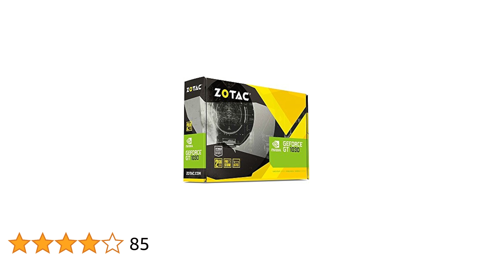 Amazon | ZOTAC GeForce GT 1030 2GB GDDR5 グラフィックス