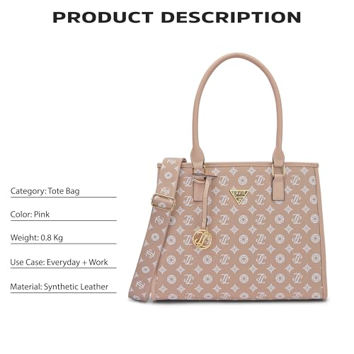 Image of Lavie Signature Women's Benton Tote Bag for Women | Tote Handbag for Work | Ladies purse | Stylish Shoulder Bag | Gift for Women