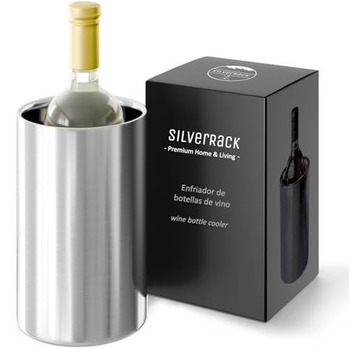 SilverRack Enfriador de botellas para botellas de vino, champán y champán, enfriador de vino o enfriador de bebidas, enfriador de botellas de vino para vino perfectamente temperierten