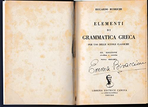  Elementi di grammatica greca