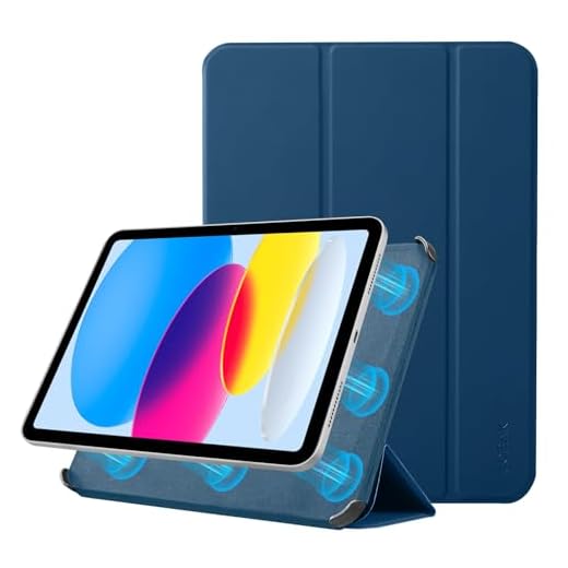 CoBak Magnetic Case for iPad (A16) 11th/10th Generation (2025/2022) - Slim Tablet Cover with Strong Magnetic Attachment and Auto Wake/Sleep Feature