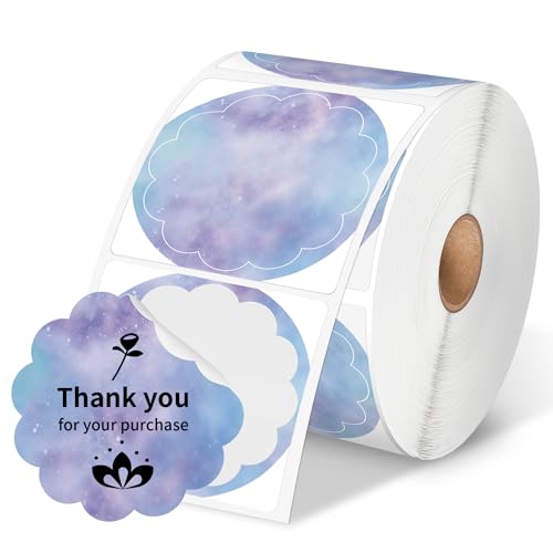 Image of Phomemo 2 inch Color Circle Thermal Labels, Self-Adhesive Round Direct Sticker Label, Commercial Grade Custom Stickers - 500PCS Labels /Roll