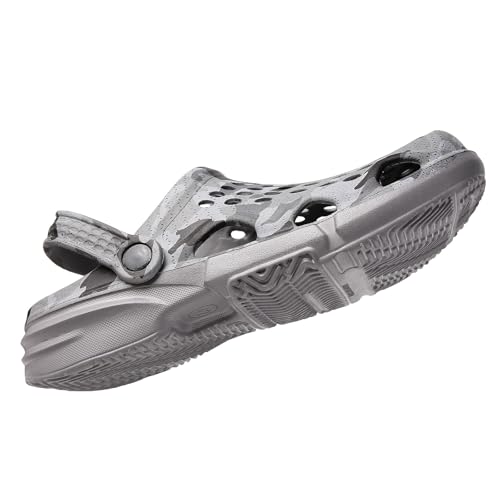 Image of SECHRITE Clogs for Men Garden Shoes Water Sandals Mens Mules and Clogs Shower Slippers Waterproof Summer Slides