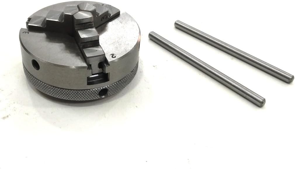 Tavola rotante inclinabile da 80 mm con mandrino autocentrante a 3 ganasce da 65 mm, piastra posteriore adatta, dadi a T e contropunta, strumenti di ingegneria per fresatura