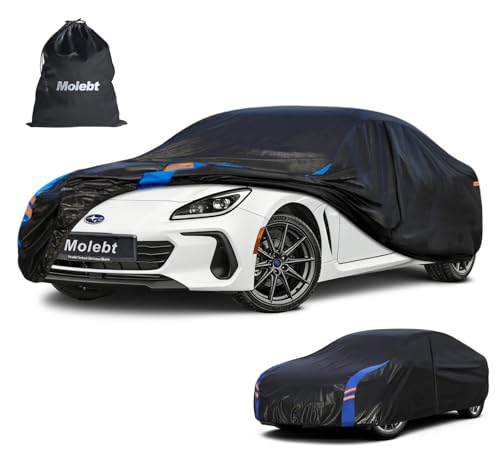 Image of Custom Fit Coupe Cover for Subaru BRZ, Toyota 86 & GR86 (2013-2026), Upgraded Waterproof All Weather Outdoor Sports Car Cover with Driver Door Zipper, UV /Snow /Dust Protection