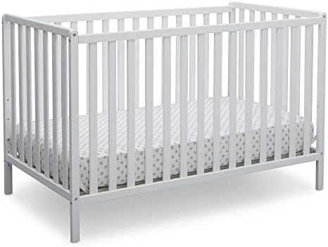 Heartland 4-in-1 Convertible Crib - Greenguard Gold Certified, Bianca White