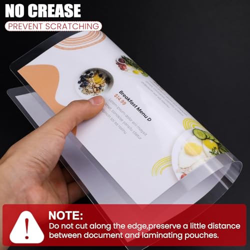 image for CAREGY 300 Pack Laminating Sheets, Holds 8.5 x 11 Inch Sheets,5 Mil Th