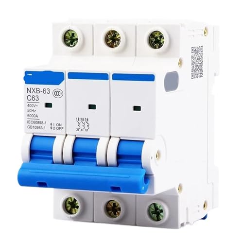 Disjoncteur miniature triphasé 80A type C protégeant vos circuits contre la surcharge - 2