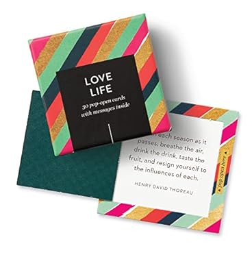 AMAZON - Compendium ThoughtFulls Pop-Open Cards — Love Life — 30 Pop-Open Cards, Each with a Different Inspiring Message Inside