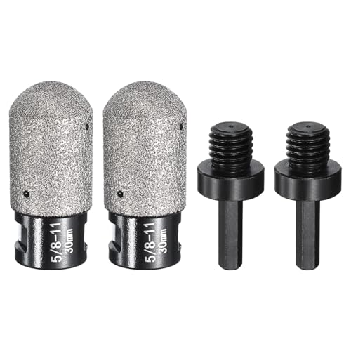 Foret de fraisage diamant 30 mm pour ajuster trou de comptoir en marbre avec raccord fileté 5/8"-11