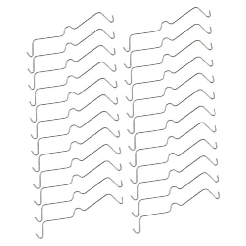 STOBAZA Garage Hooks for Hanging 80pcs Pegboard Holders Clips Tool Storage Hooks for Pegboard