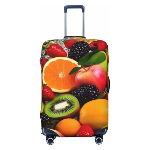 Colorful Fruit Luggage Cover for Suitcase Tsa Approved, Washable Suitcase Protector Fits 18-32 Inch Anti-scratch Suitcase Cover Carry on Luggage Sleeve Travel Baggage Cover