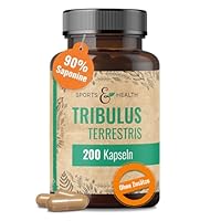 Tribulus Terrestris hochdosiert – 200 Kapseln – 90% Saponine – Vegan – Frei von Zusatzstoffen