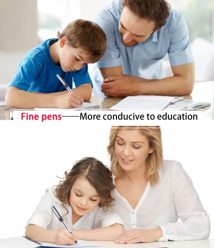 Eyeye 0.5Mm Extra Fine Tip Pens Rollerball Black Pens Fine Point, Liquid Ink Roller Ball Pens Black Ink Rollering Ball Point Pens, Black Free Ink Roller Pen, Ink 12 Pack Office Pens #TOP4