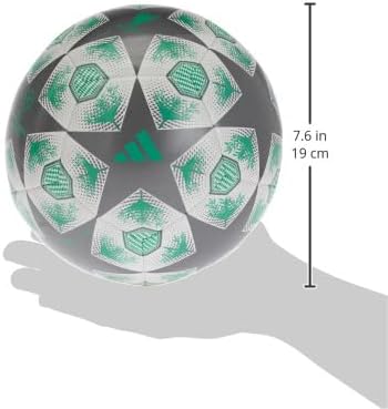 Miniatura 3 de adidas UEFA Champions League Club Ball JH1283, Balones de fútbol unisex, blanco, 3 UE