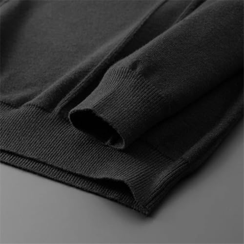 Men Solid Casual Pullover Wool Sweater Crew Neck Soft Warm Long Sleeve Knit Jumper4