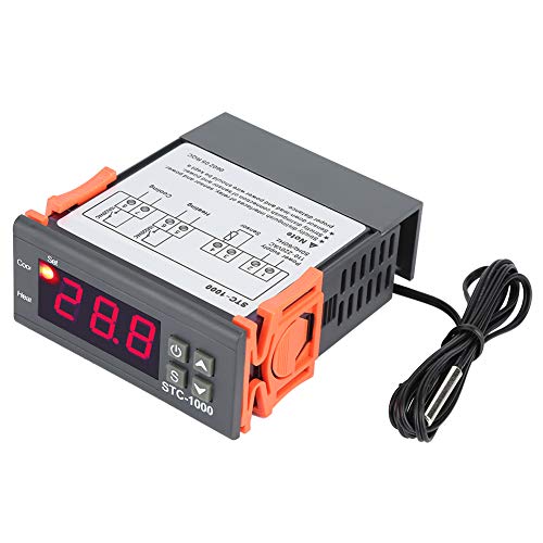 Temperature Controller , -1000 Digital Temperature Controller with Sensor Temp Sensor Electric Thermostat Control 110-220V by Yanmis - Used condition - US$9.31