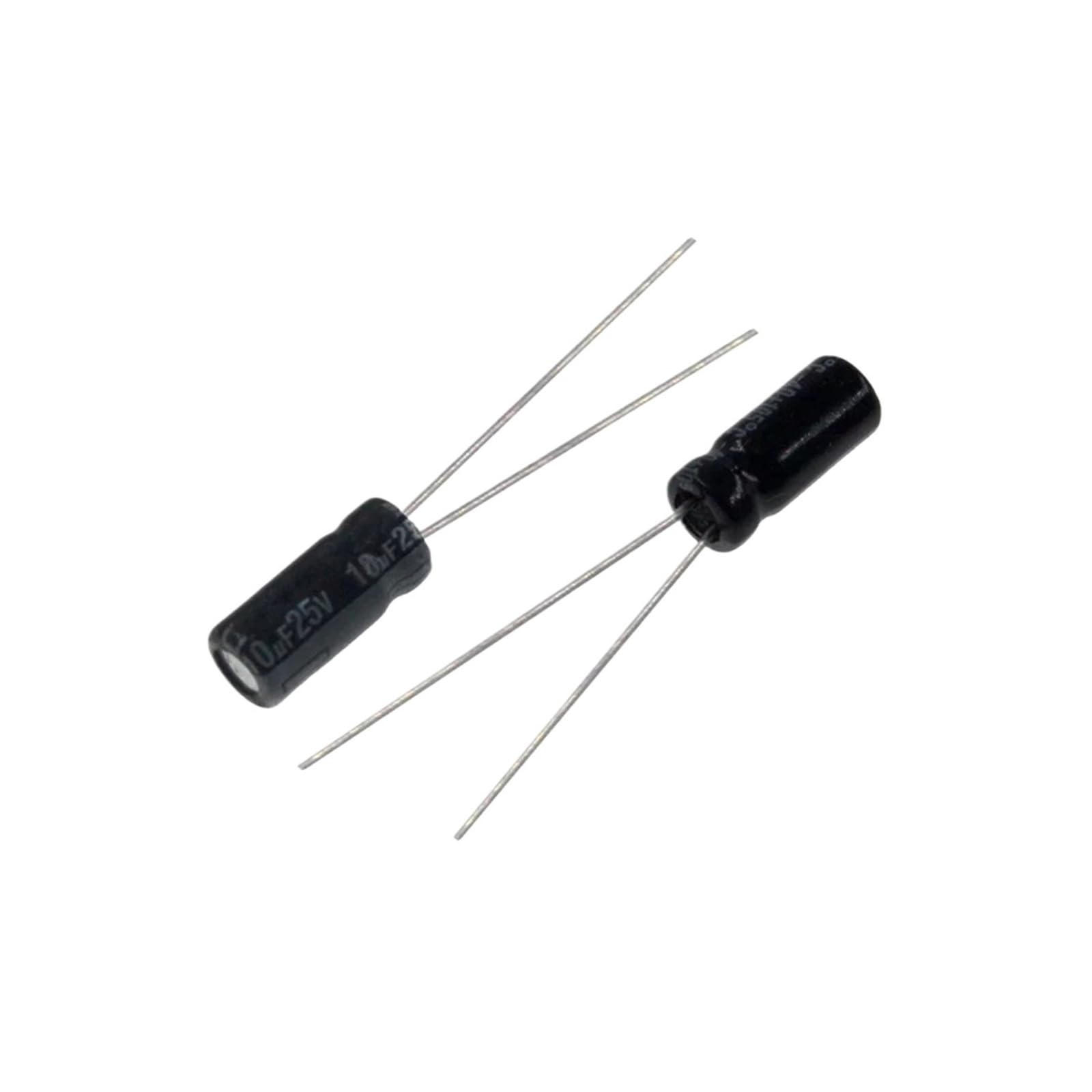 Condensateur 10uF 25V radial aluminium 4 * 5mm pour éliminer les bruits parasites audio
