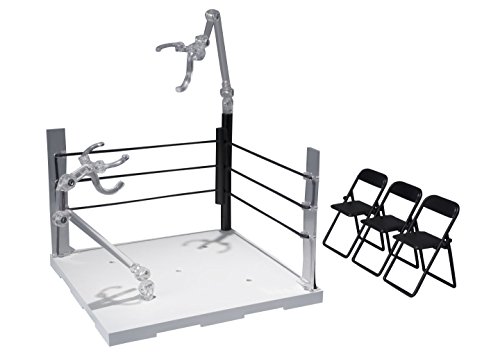 TAMASHII NATIONS Bandai Stage Act. Ring Neutral Corner & Pipe Chair Set Action Figure