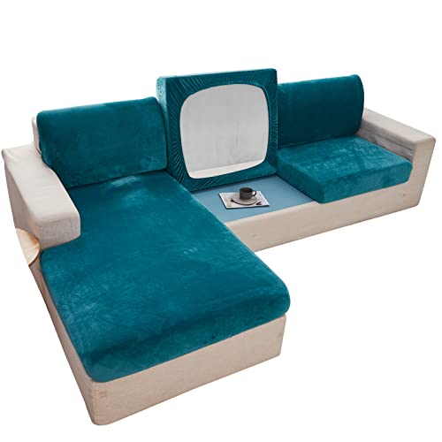 Housse de coussin en velours très extensible et facile à nettoyer - 2