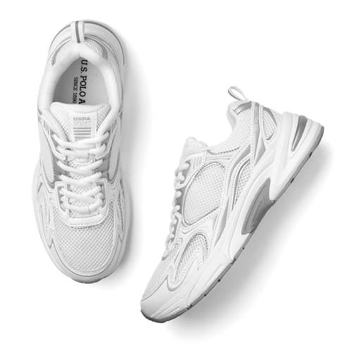 Image of U.S. Polo ASSN. Eun-Ji Off White Lightweight Sneaker Shoes