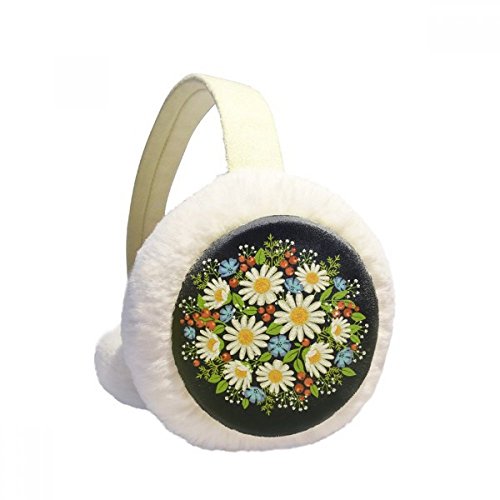 Orejeras niñas para paseos escolares color crema claro en invierno
