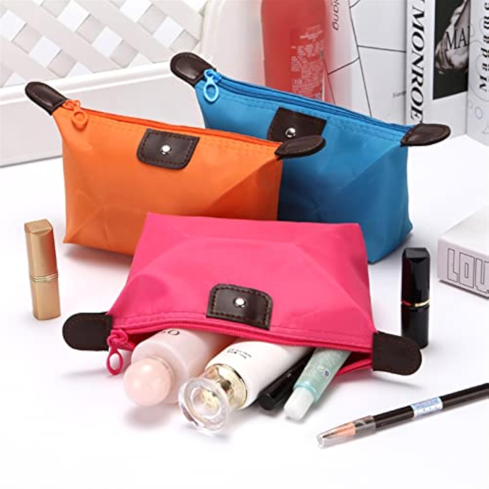 Nylon Portable Multi-function Cosmetic Bag