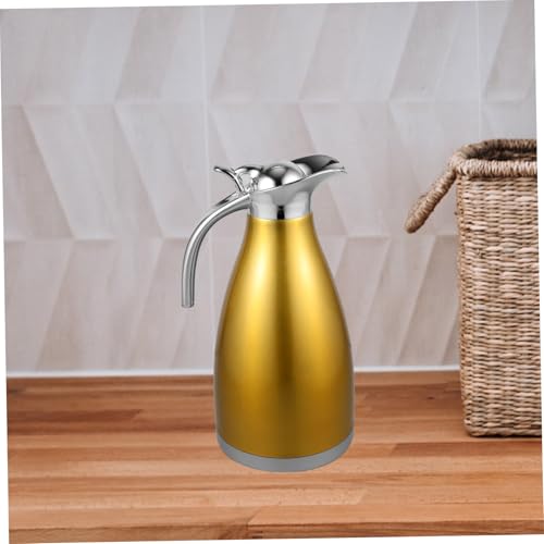 Termo de vacío de acero inoxidable dorado elegante para el hogar 8