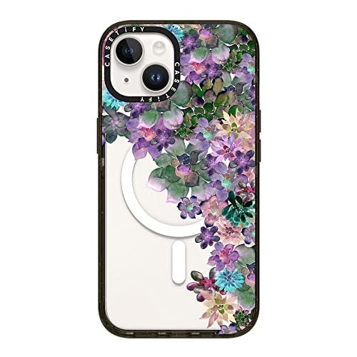 Coque iPhone 14 CASETiFY Impact chic et robuste avec design My Succulent Garden - 2