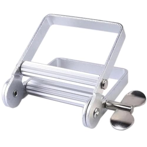 Exprimidor de tubos para todos los tubos, exprimidor de tubos, herramientas de exprimidor de metal, dispensador de pasta de dientes para color de cabello, tubo cosmético