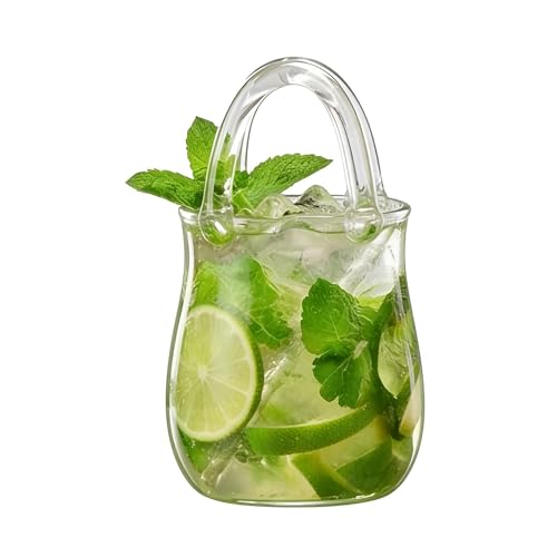 Verre à boire en forme de sac à main pour sublimer une table terne sans effort