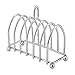 Bread Display Rack, 6 Slice Slot with Balls Feet and Loop Carry Handle Bagel Stand Holder for Kitchen Bakery