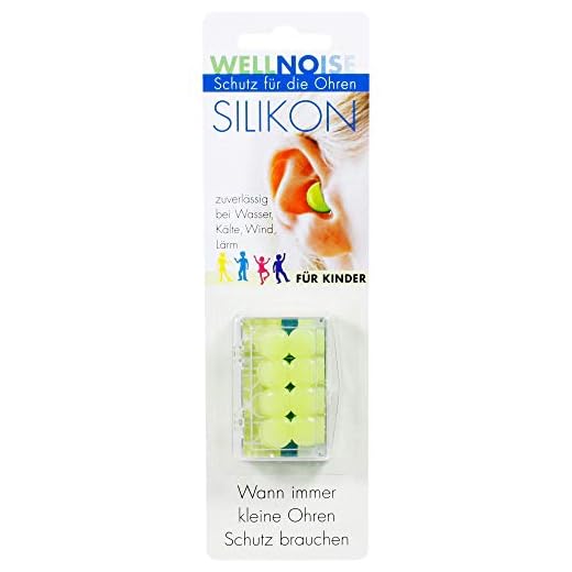 Wellneuss GmbH & Co. KG, Deutschland WELLNOISE Ohrenstopfen für Kinder Silikon, 8 Stk. Ohrstöpsel
