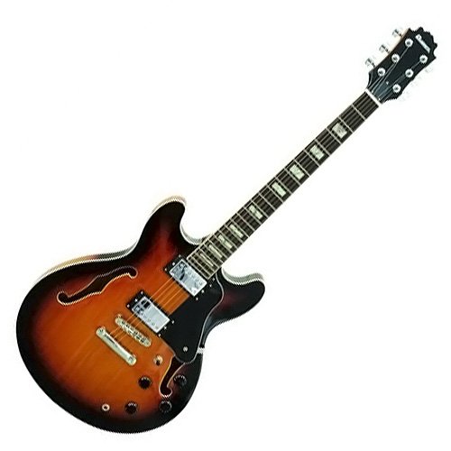 Dimavery SA-610 Jazz Sunburst Electric Guitar