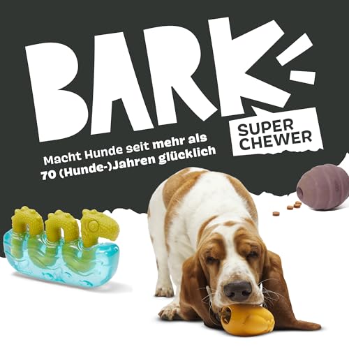 Bark Super Chewer Tough Dog Chew Toys for Aggressive Chewers, Plush 2 Toys in 1 Panda Bear - Large