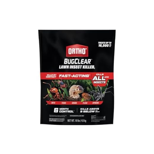 Ortho BugClear Lawn Insect Killer1, Kills Ants, Spiders, Ticks, Fleas, Armyworms and Grubs, Treats up to 16,500 sq. ft., 10 lb.