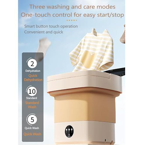 Machine à laver portable pliable pour le linge de bébé et camping-car - 3