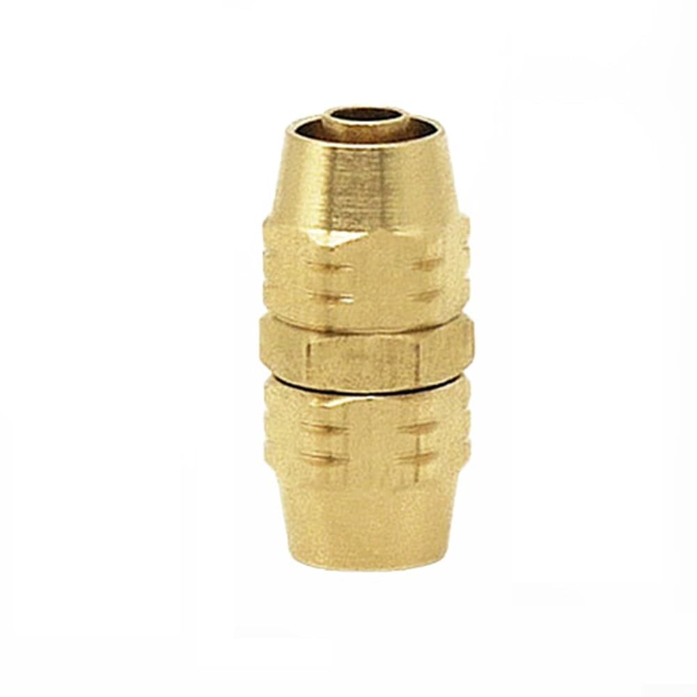 Posheliox Copper Hose Repair Coupler, Full Brass Construction, High Pressure Water Pipe Joint for Agricultural Sprayer Extension and Fixing, 72x19MM(Hard tube body)